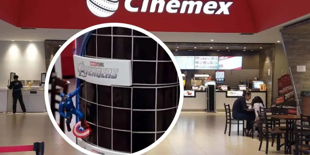 Las palomeras de la torre Avengers de Cinemex incluyen luz led. Foto: Cortesia-Coleeccionando