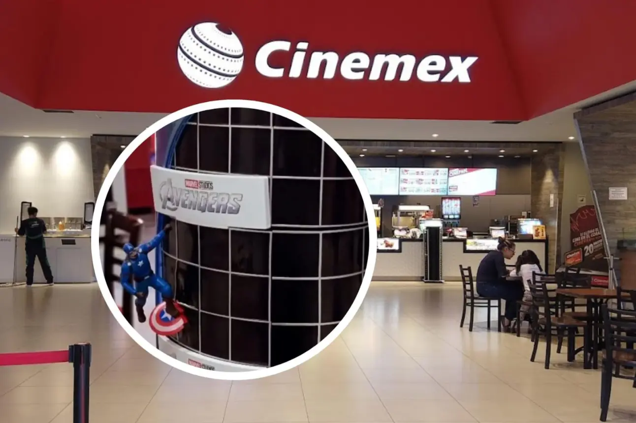 Las palomeras de la torre Avengers de Cinemex incluyen luz led. Foto: Cortesia-Coleeccionando