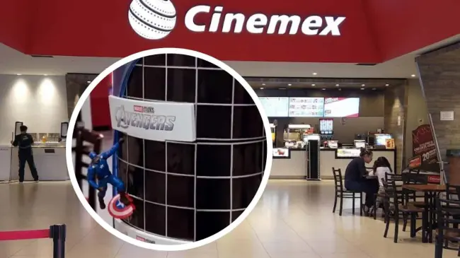 Las palomeras de la torre Avengers de Cinemex incluyen luz led. Foto: Cortesia-Coleeccionando