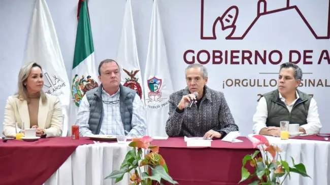 Gerardo Vargas anuncia el rerito de retenes en Ahome.