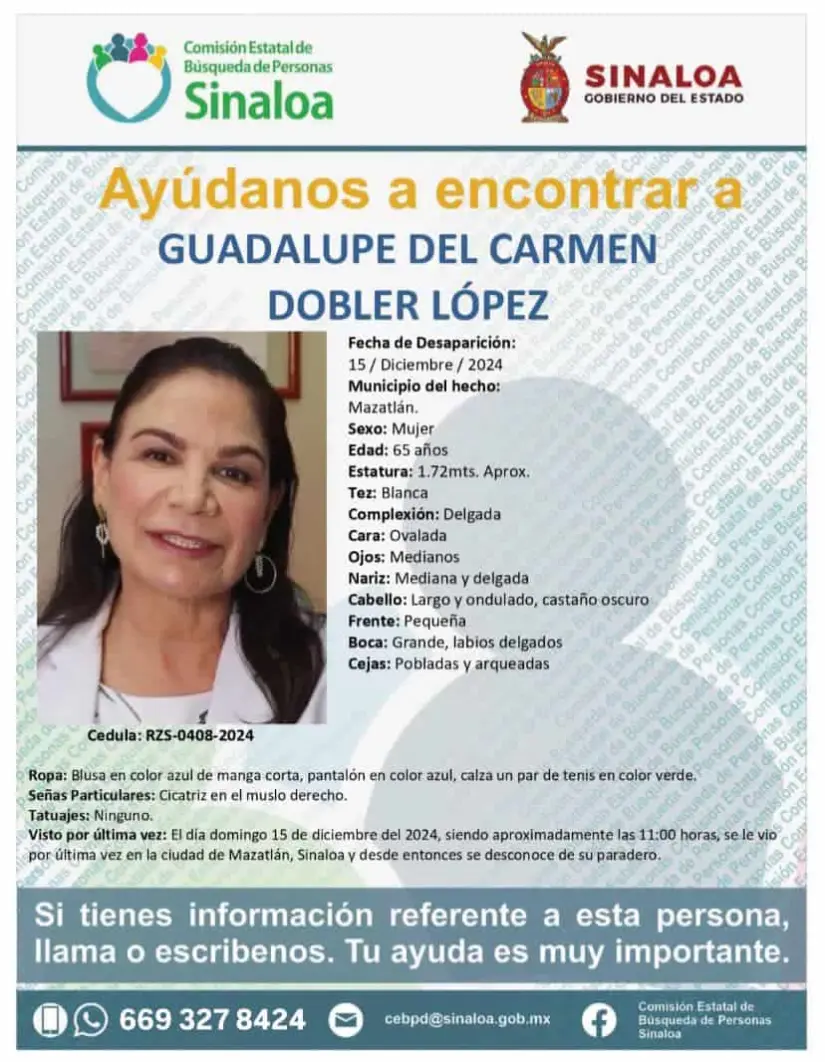 doctora Guadalupe del Carmen Dobler López