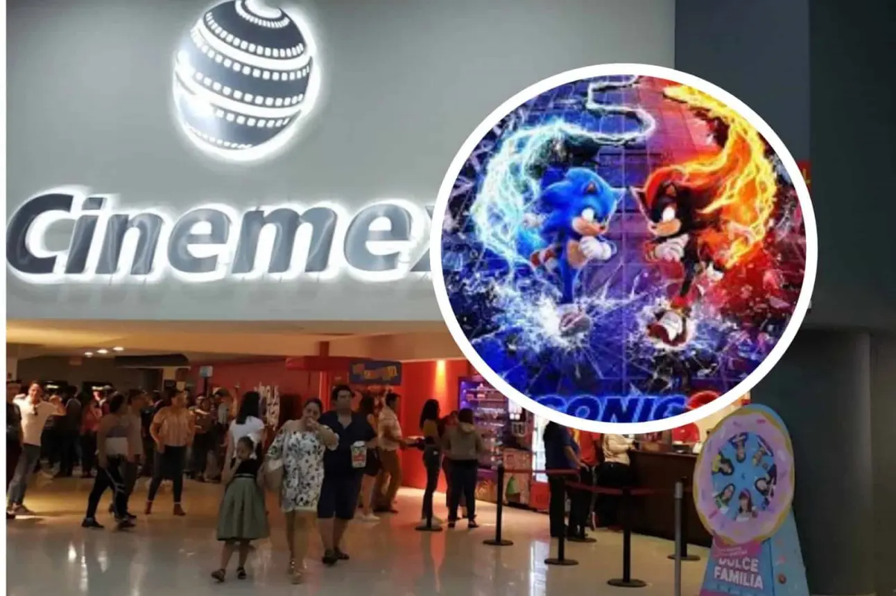 Los detalles del combo de la película de Sonic 3 que tendrá Cinemex. Foto: Cortesía