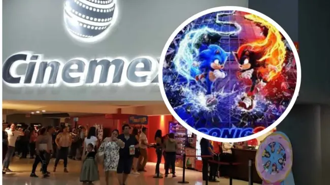 Los detalles del combo de la película de Sonic 3 que tendrá Cinemex. Foto: Cortesía