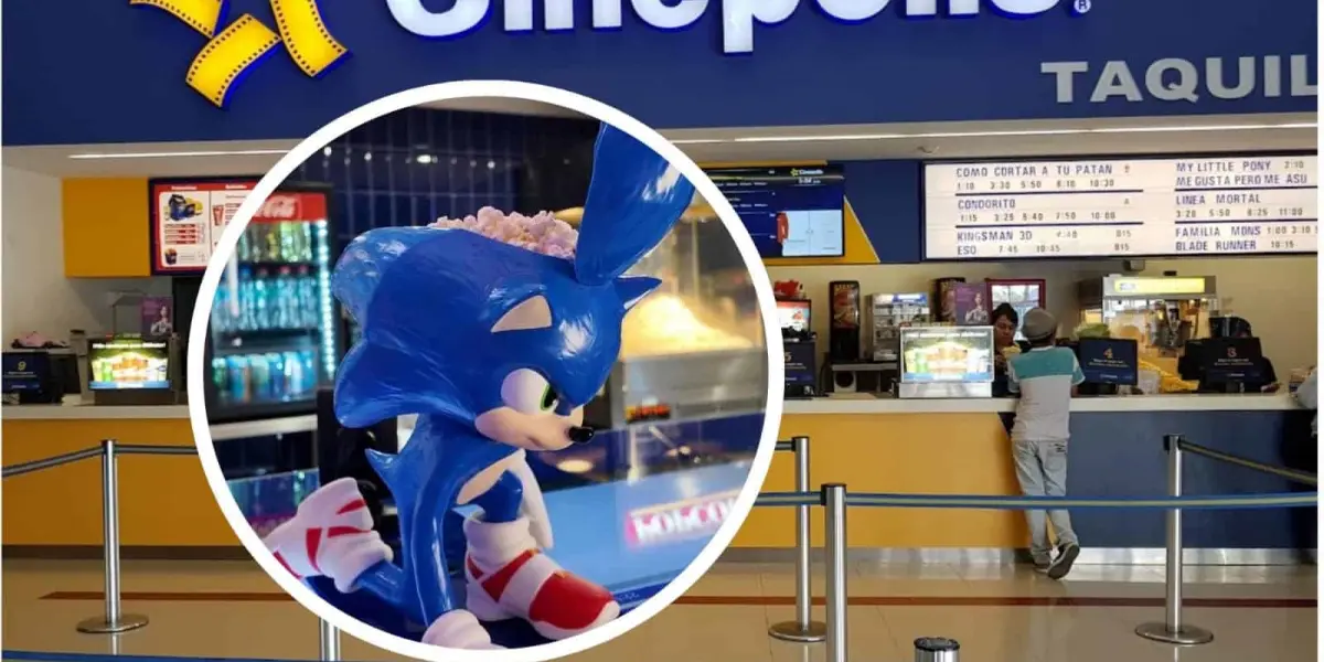 Palomera de la película de Sonic 3 en Cinépolis, cuándo comenzará su venta. Foto: Cortesía