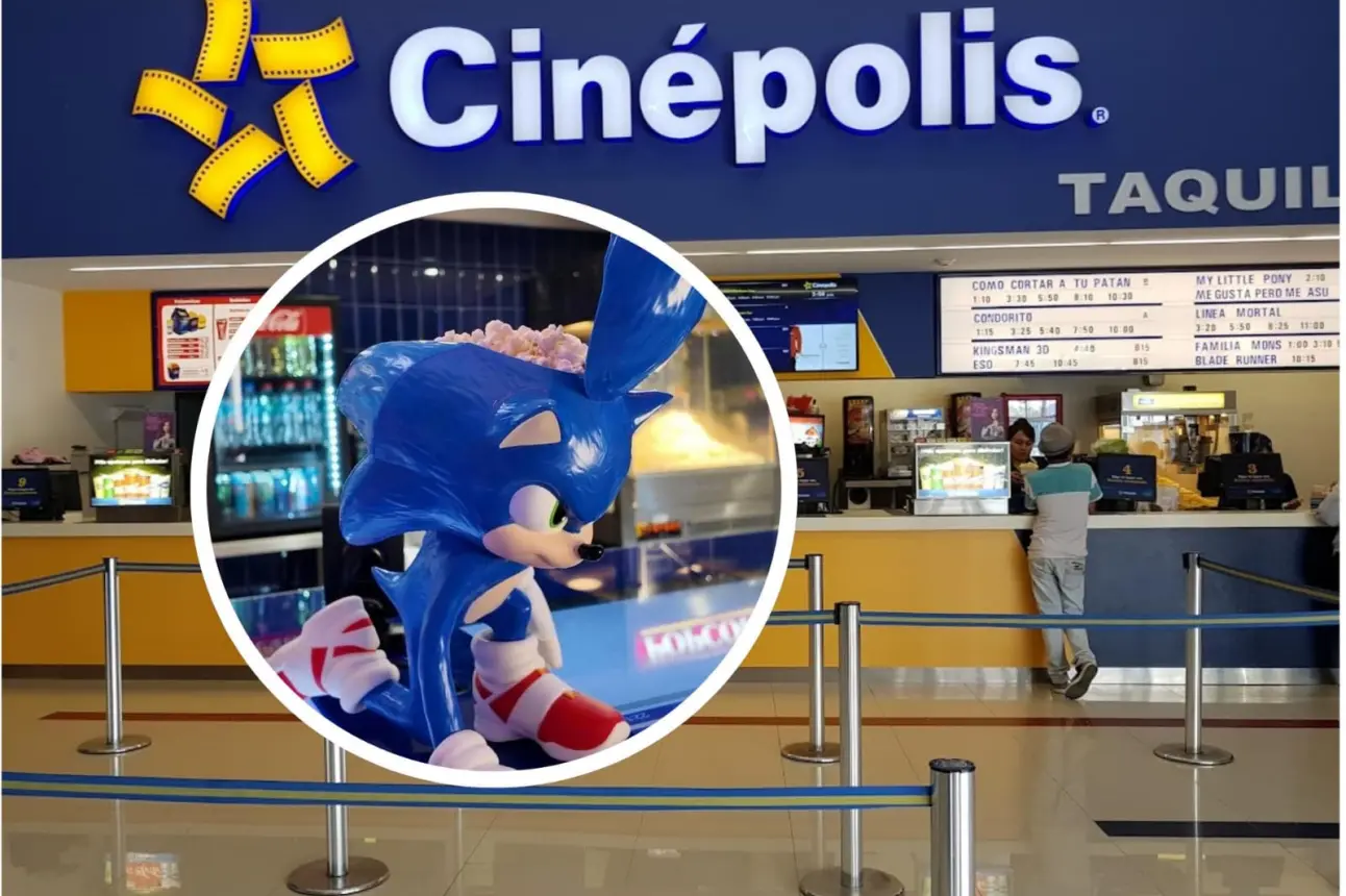 Palomera de la película de Sonic 3 en Cinépolis, cuándo comenzará su venta. Foto: Cortesía