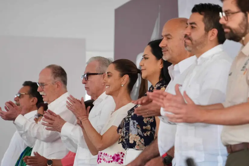 Claudia Sheinbaum Pardo en Mazatlán, Sinaloa.