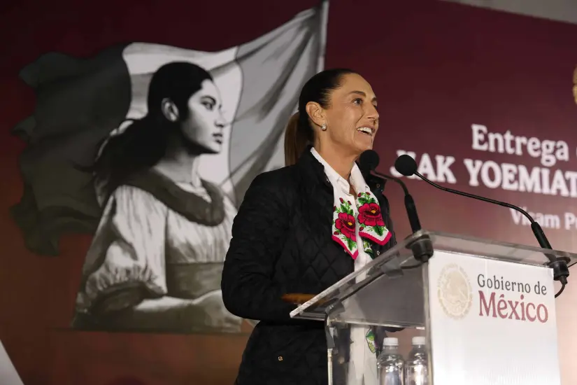  Claudia Sheinbaum, presidenta de México, entregó la Universidad del Pueblo Yaqui, en Vícam, Sonora