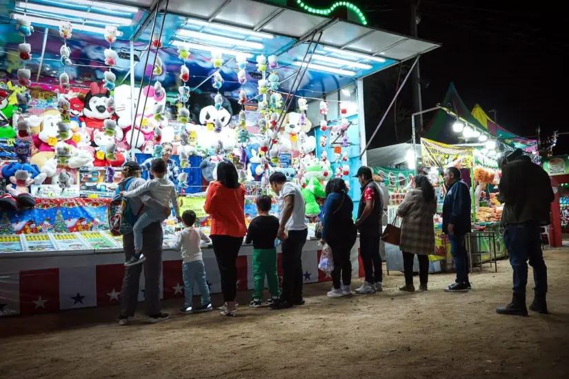 Ambiente familiar en la Feria del Maíz en San José de Gracia. Foto: Cortesía