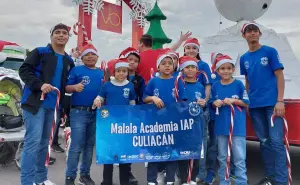 ¡Sonríe a la Blanca Navidad! Alumnos de Malala Buenos Aires, Culiacán con su entusiasmo y alegría iluminan el Desfile Navideño 2024