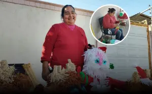 Con esfuerzo y sonrisas, en Culiacán Irma transforma la adversidad en piñatas, hechas con amor