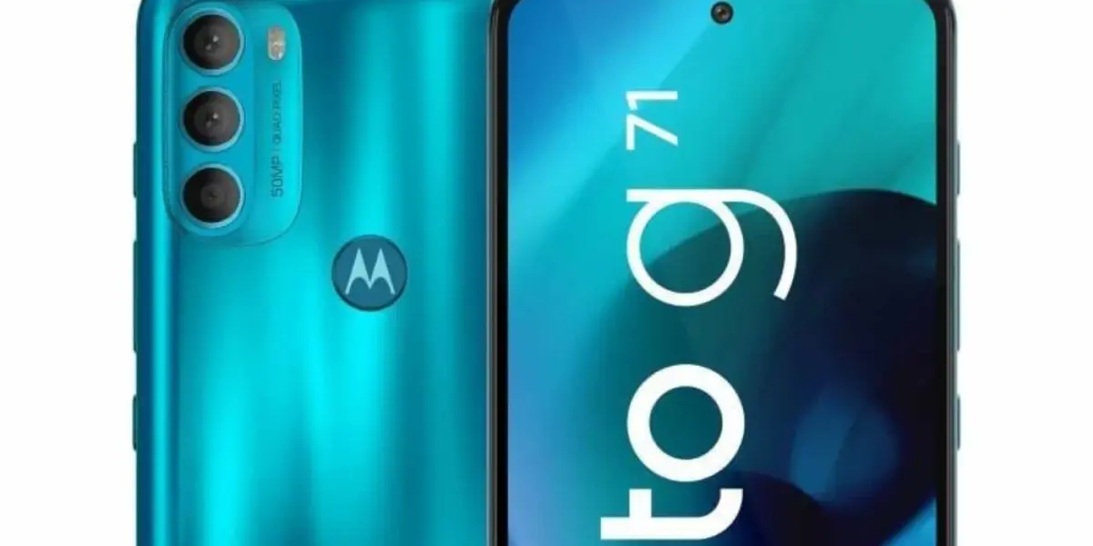 El celular Motorola Moto G71 trae altavoces estéreos. Foto: Cortesía