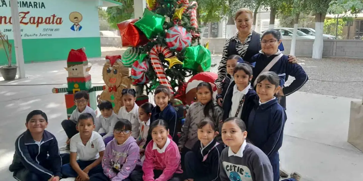 Un llamado a la paz, al respeto y el amor en Navidad  de la niñez de Villa Juárez