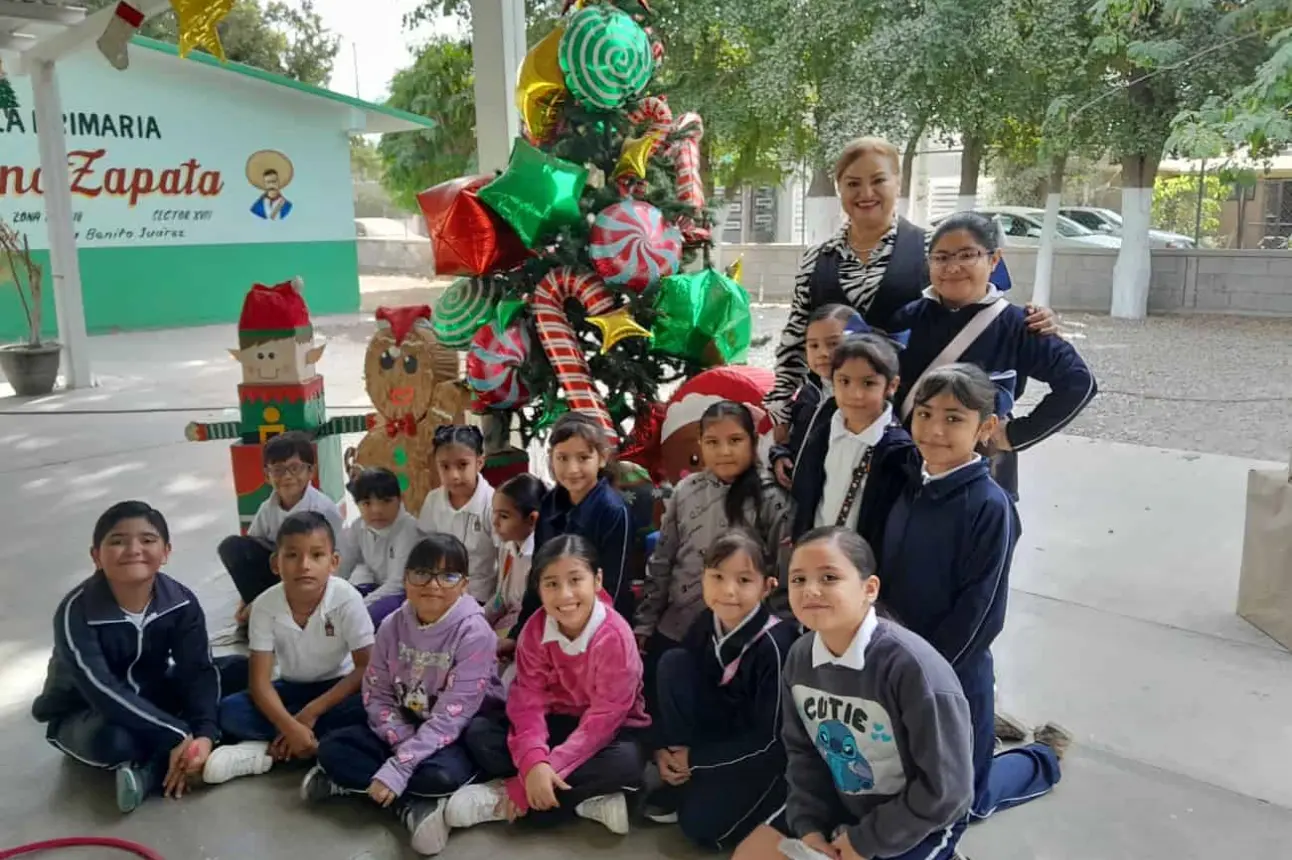 Un llamado a la paz, al respeto y el amor en Navidad  de la niñez de Villa Juárez