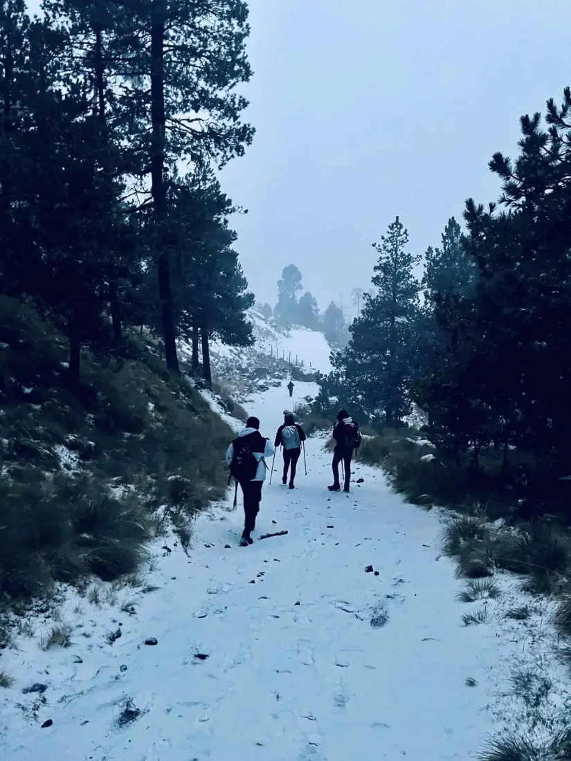 Procura llevar ropa abrigadora en tu viaje al Nevado de Toluca. Foto: Caveman