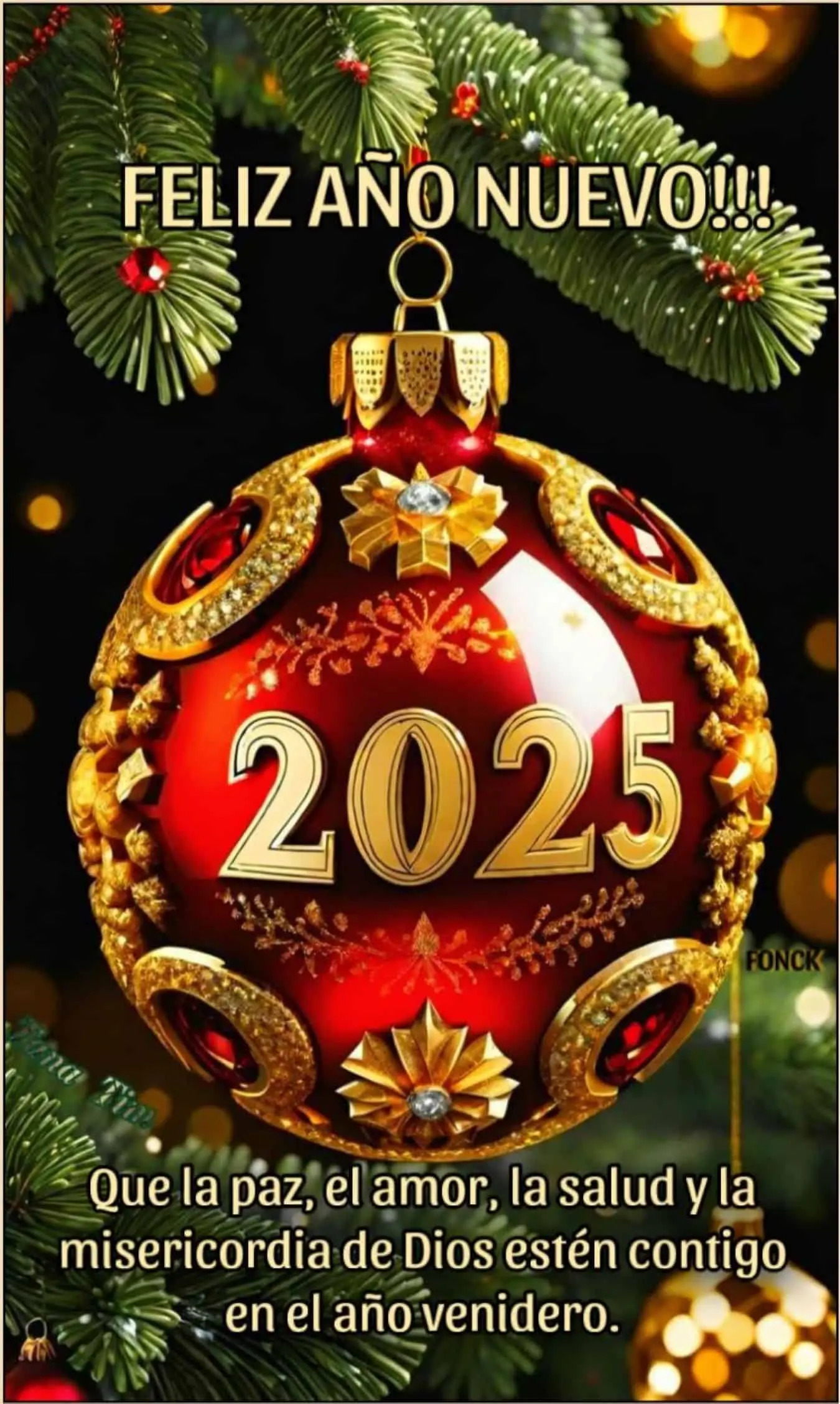 Imagen para Año Nuevo 2025. Foto: Cortesía