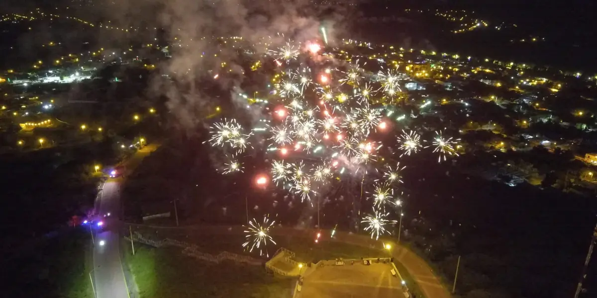 Ruta del desfile de Año Nuevo y espectáculo de luces en Veracruz. Foto: Cortesía