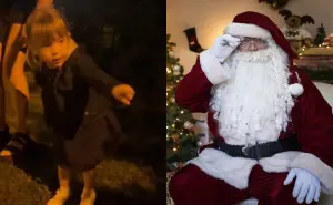 ¡Es papá! Niña descubre que su padre se vistió de Santa Claus y se vuelve viral en TikTok