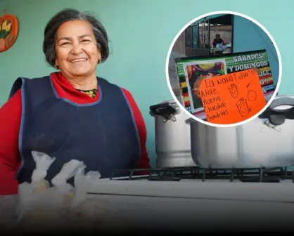 Con atole, avena y chocolate, Lupita endulza el invierno de Culiacán, a sus 68 años suma sabor y experiencia