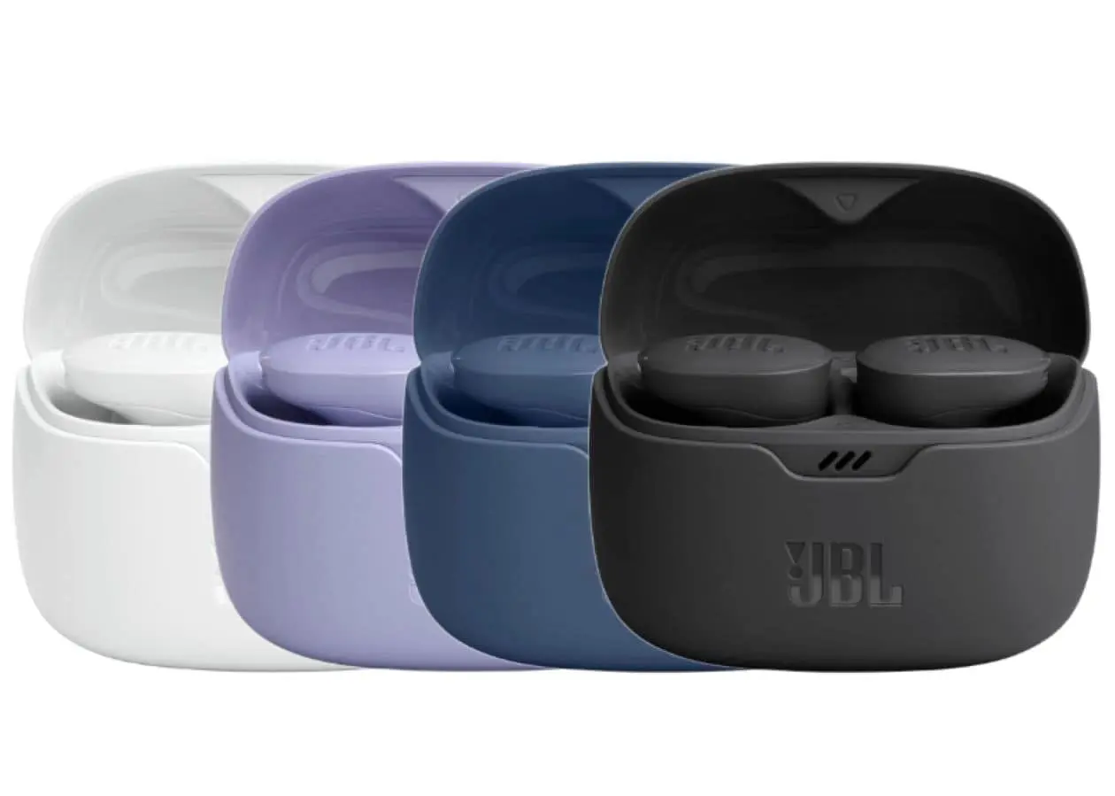 JBL Tune Buds disponibles en 4 colores diferentes. Foto: Cotesía