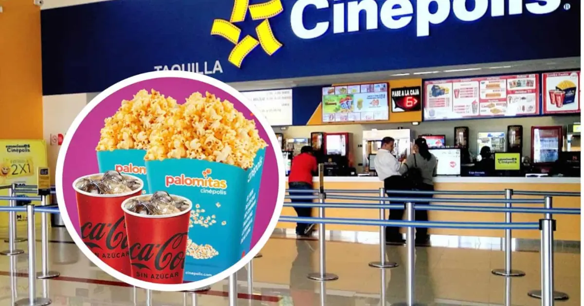 Combos de Cinépolis en 2024 por menos de 300 pesos para dos personas