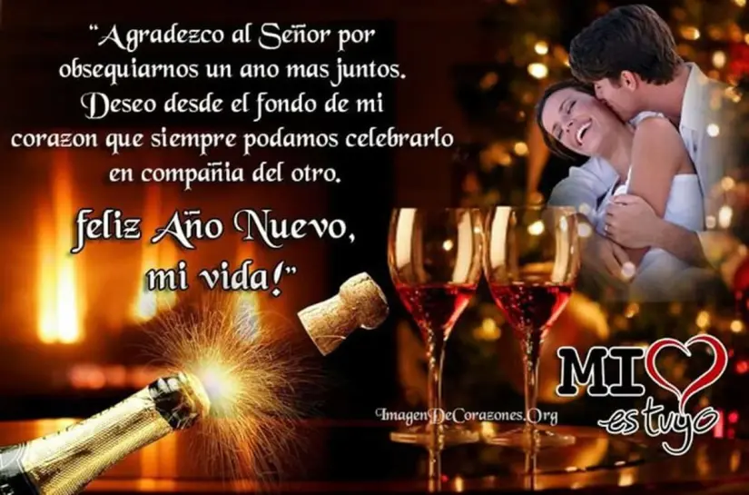 Feliz año nuevo esposo.