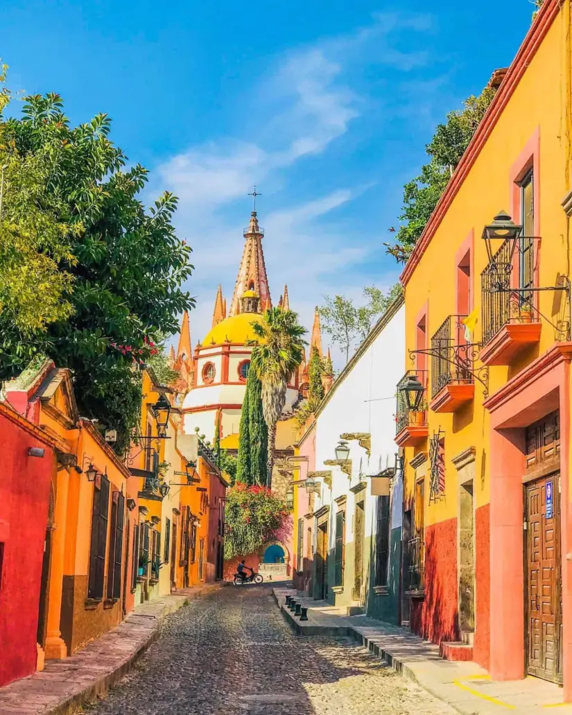 San Miguel de Allende, en Guanajuato, una opción para recibir el Año Nuevo. Foto: Cortesía