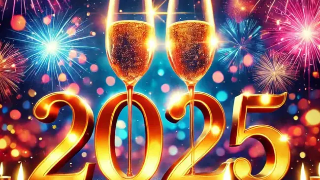 Año nuevo 2025. Mensajes de feliz año 2025.