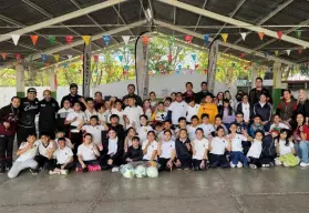 Celebran la alegría del deporte en la escuela primaria Manuel Rivas Mejía en Culiacán