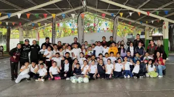 Celebran la alegría del deporte en la escuela primaria Manuel Rivas Mejía en Culiacán