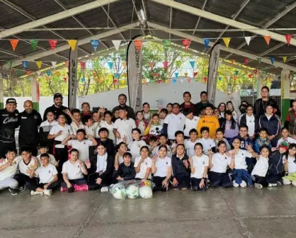 Celebran la alegría del deporte en la escuela primaria Manuel Rivas Mejía en Culiacán