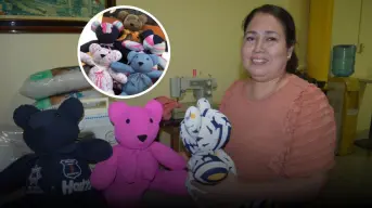 En Culiacán, Judith confecciona osos, símbolo de amor, consuelo y fortaleza