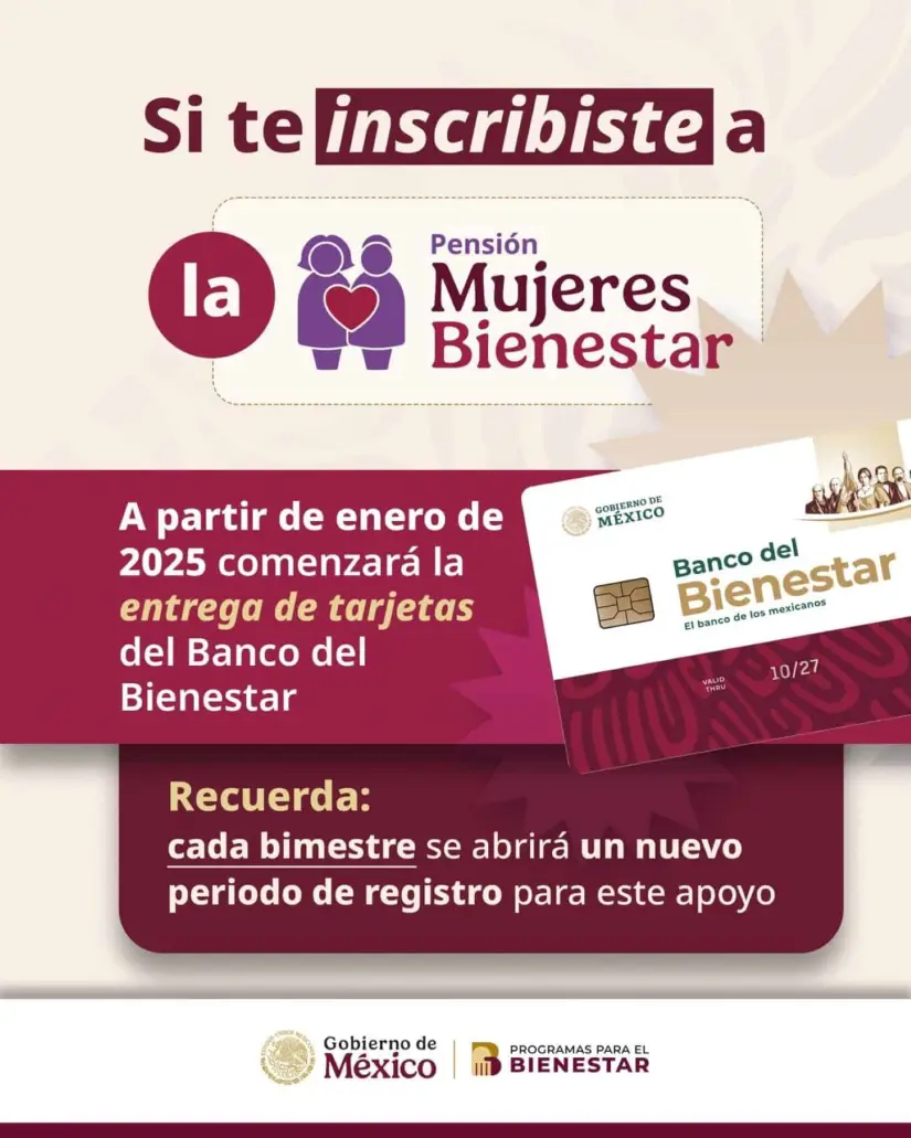 Nuevos registros para la Pensión de Mujeres con Bienestar. Foto: Cortesía