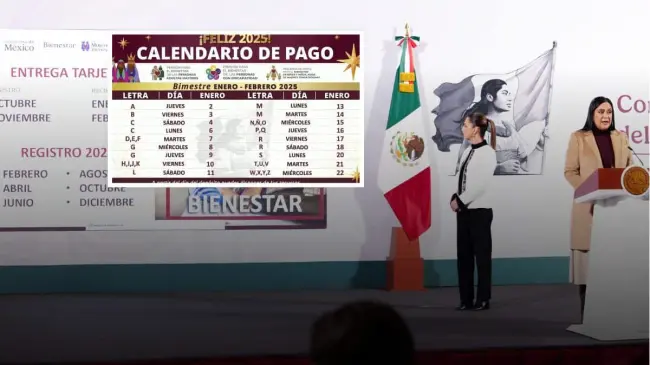 Pensión para el Bienestar 2025 Calendario de pagos de la Pensión Bienestar y aumento que recibirán los beneficiarios.
