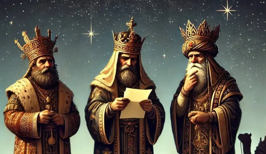 Carta de los Reyes Magos a los niños que se portaron mal.