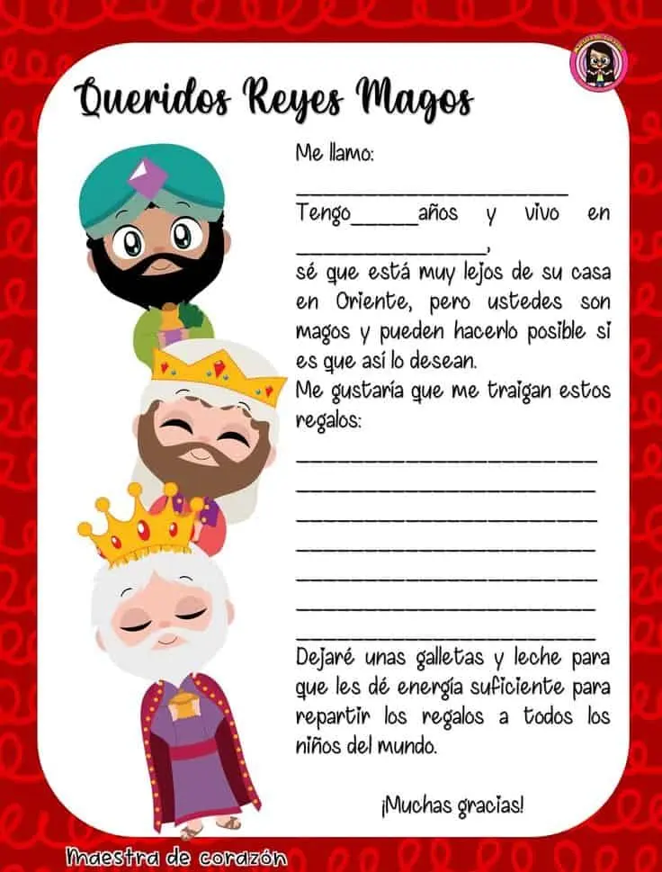 Carta Reyes Magos.
