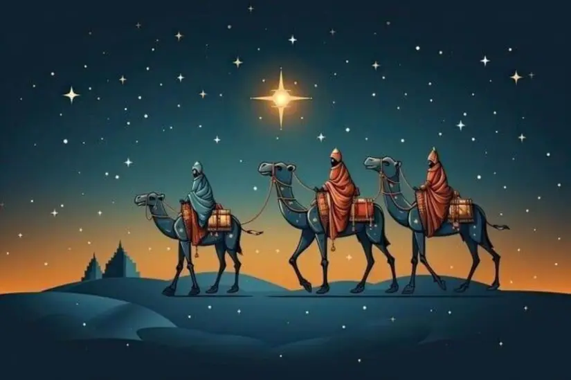 La madrugada del 6 de enero, es cuando llegan los Reyes Magos, de acuerdo con la tradición. Foto: Cortesía