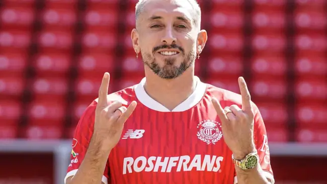 Héctor Herrera ficha con el Toluca. Foto: Cortesía