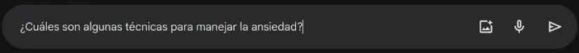 Instrucción: Pedir una investigación. Gemini.