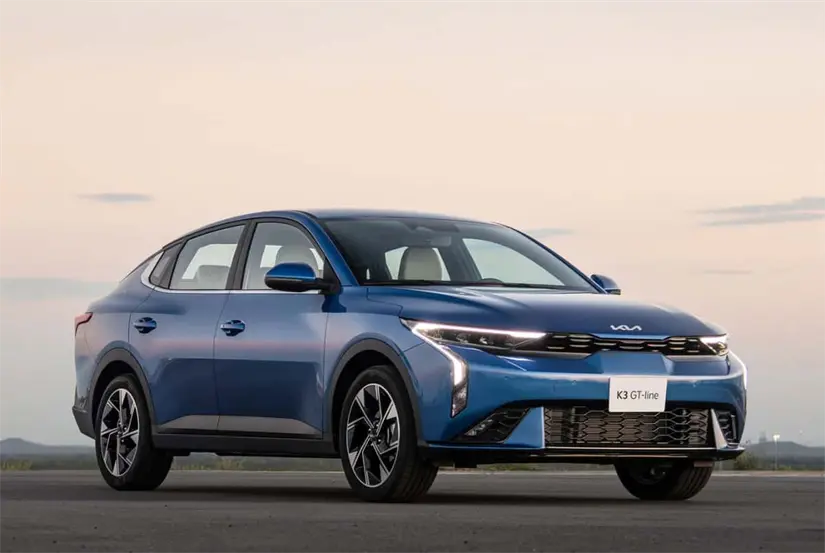 El Kia K3, producido en Nuevo León, ocupa el cuarto lugar.