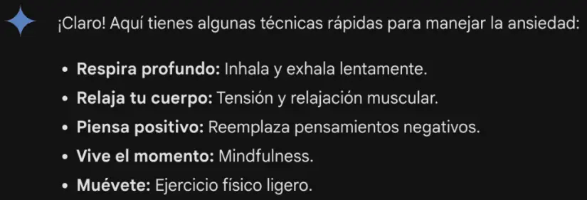 Respuesta: Investigación. Gemini.