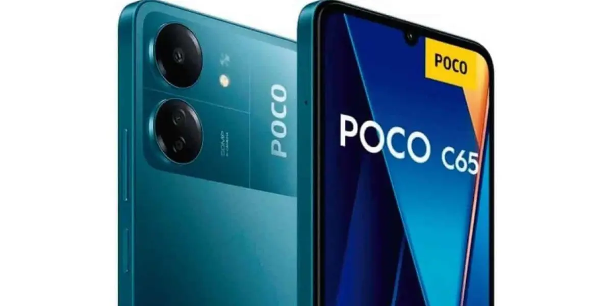 POCO C65 incluye trae pantalla LCD de 6,7 pulgadas. Foto: Cortesía