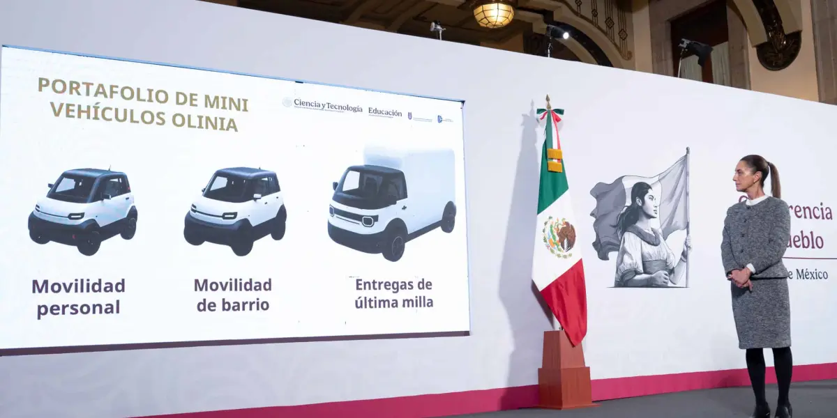 Sheinbaum impulsa Olinia: autos eléctricos con cero emisiones y tecnología mexicana.