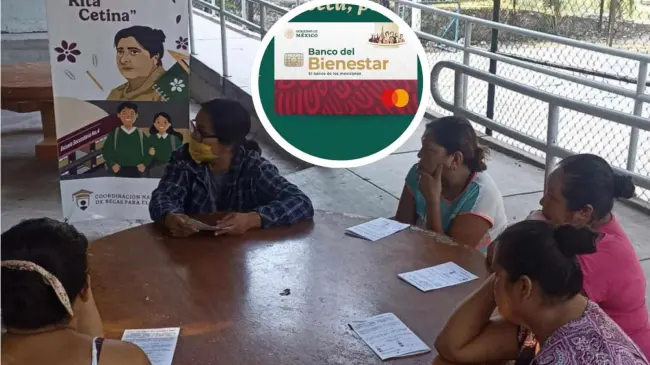 Autoridades revelan la fecha de entrega de las tarjetas de la Beca Rita Cetina para secundaria. Foto: Cortesía