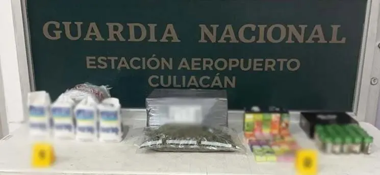 Droga decomisada en Culiacán