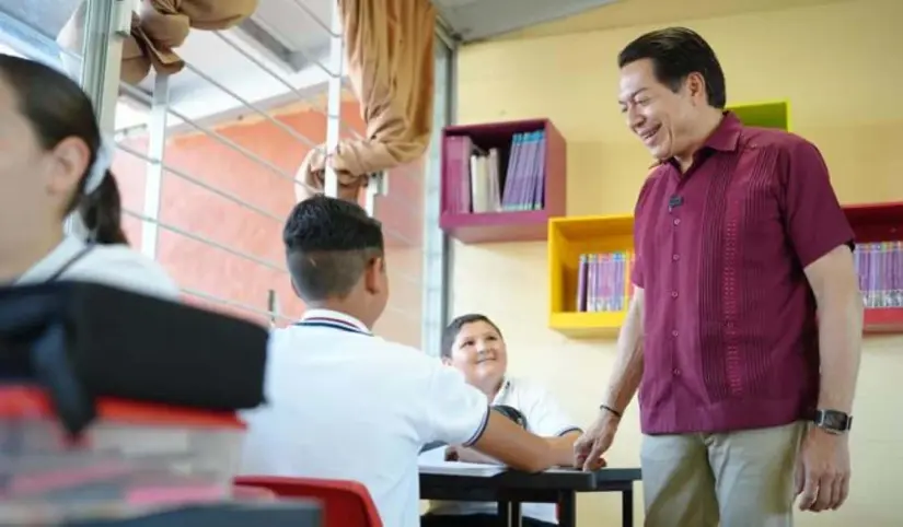 Las inscripciones serán conforme a la letra inicial del primer apellido de la o el estudiante, dijo el secretario de Educación, Mario Delgado. Foto: Cortesía