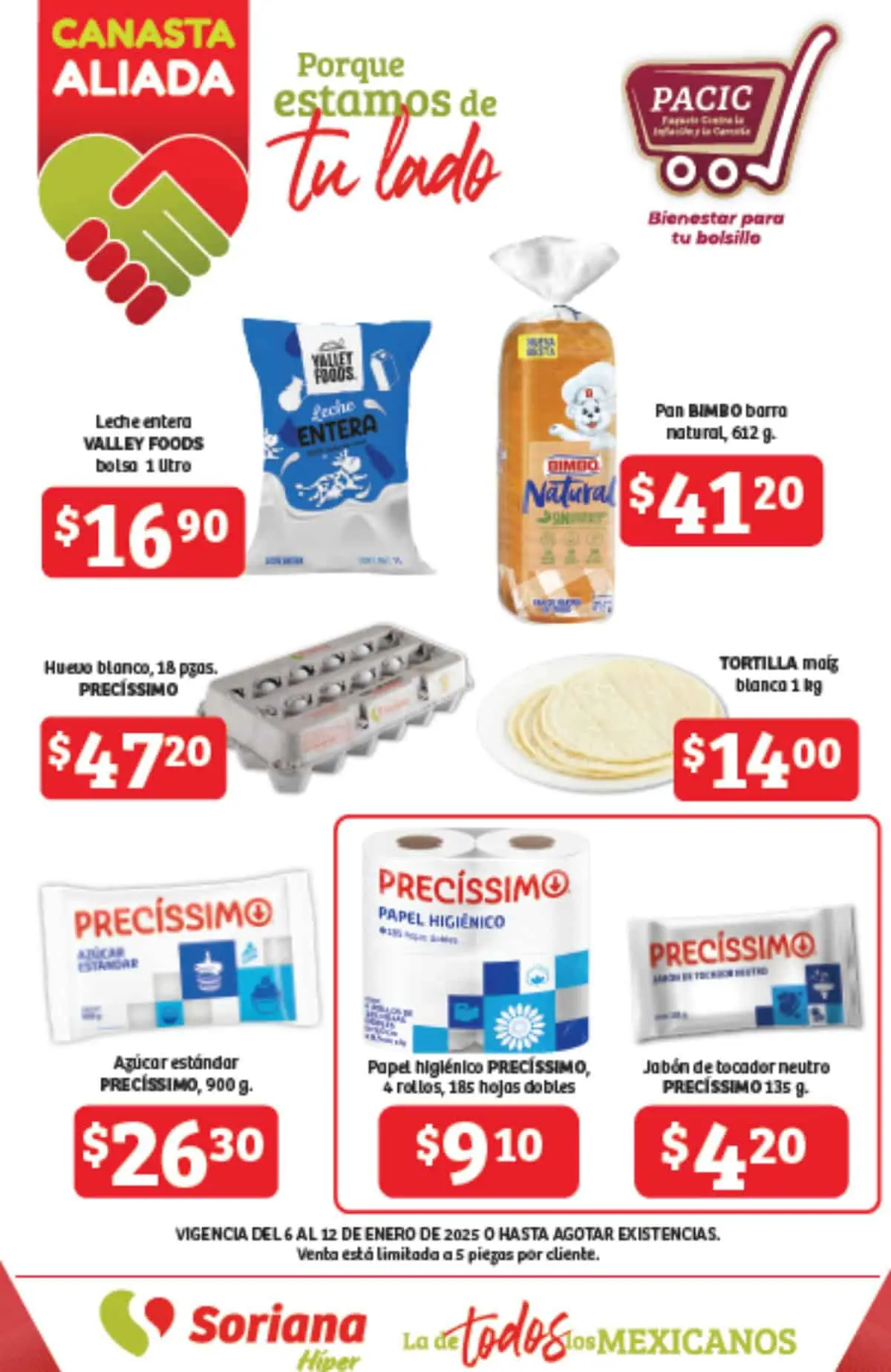 Encuentra en Canasta Aliada todo para tu despensa a precios bajos. Imagen: Soriana