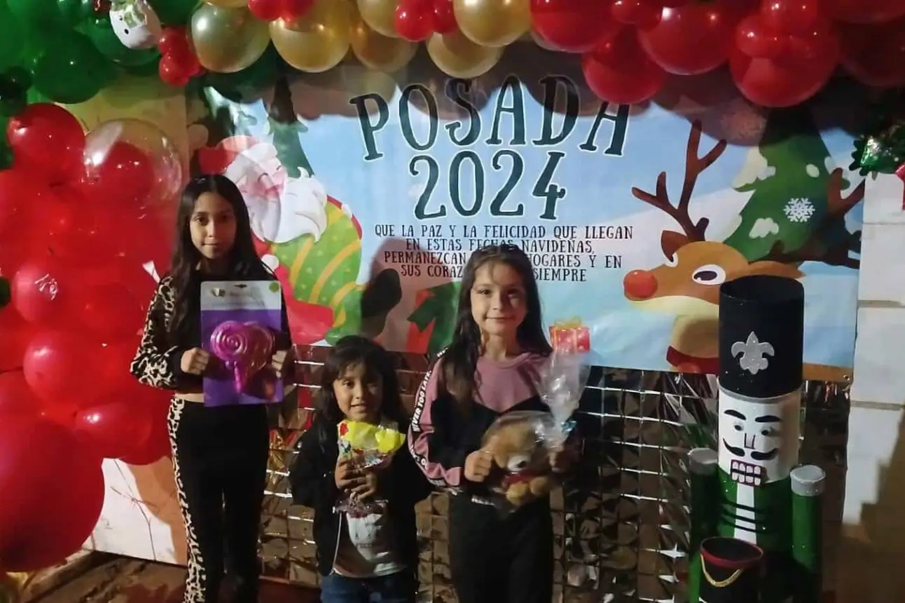 Niños y niñas de Navolato y sus comunidades estuvieron felices de recibir un presente de corazón. Fotos: Cortesia.