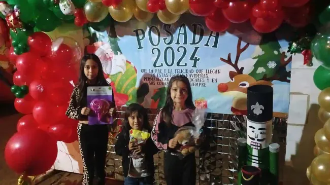 Niños y niñas de Navolato y sus comunidades estuvieron felices de recibir un presente de corazón. Fotos: Cortesia.