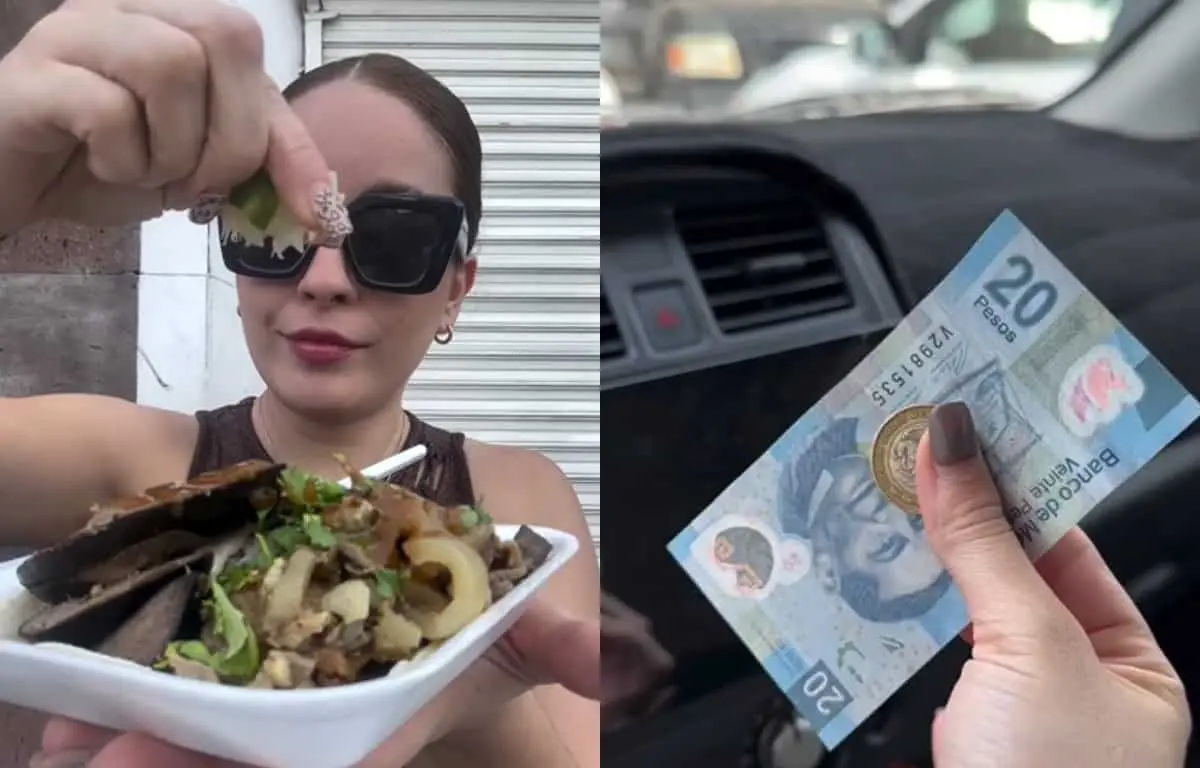 La influencer Nelly Peña compartió esta opción para desayunar bien con sólo 30 pesos. Fotos: Instagram @nellypena_