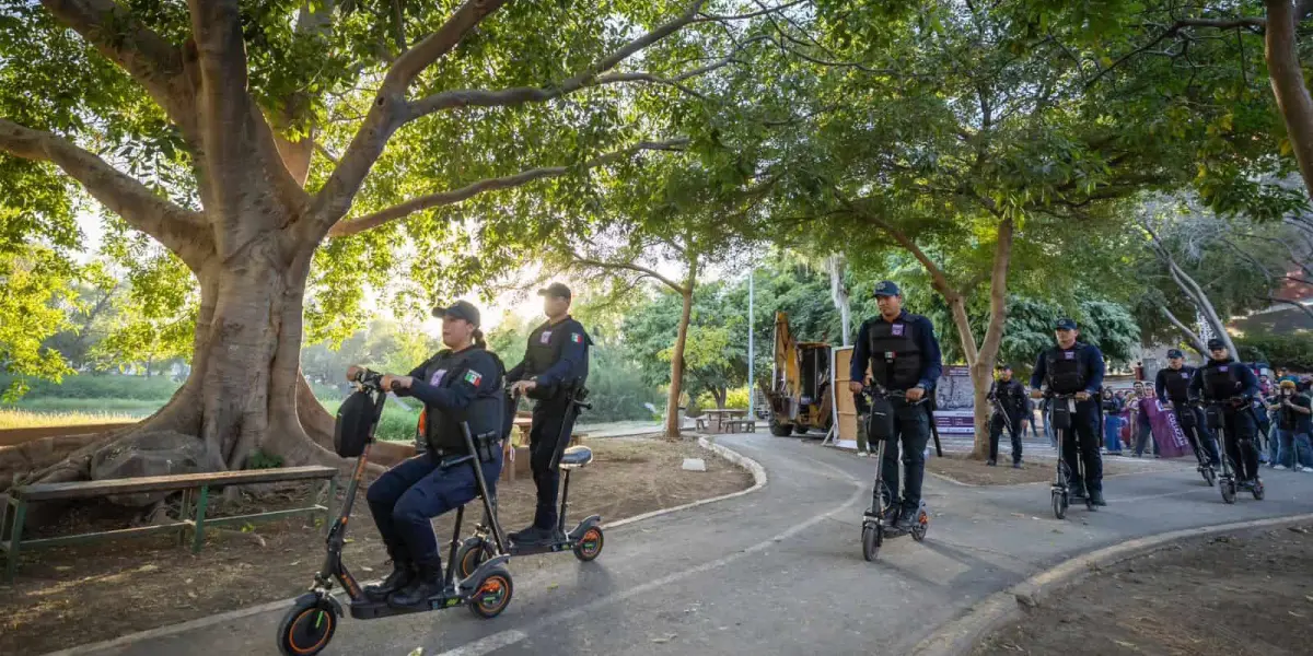 Espacios seguros en Culiacán Escuadrón Red Púrpura patrullará Parque Las Riberas.